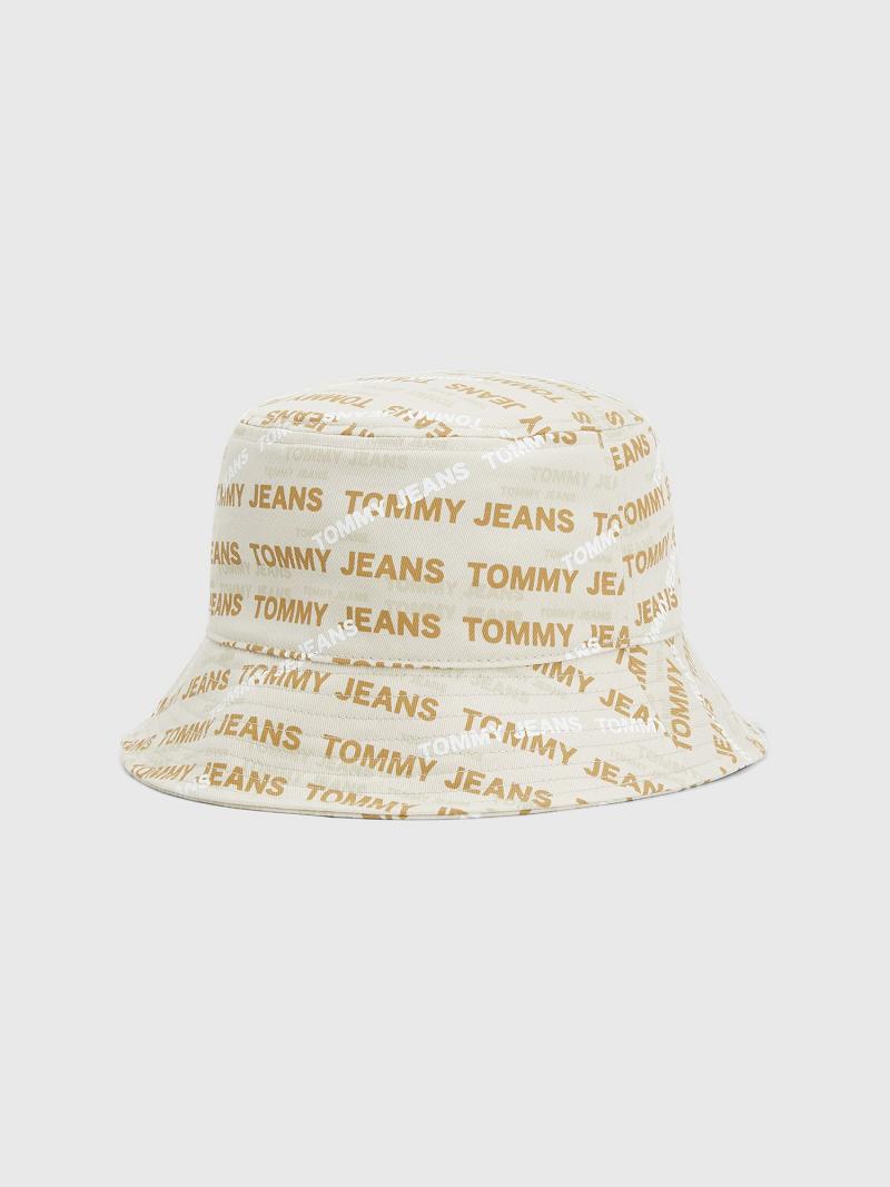 Férfi Tommy Hilfiger Tommy Jeans Bucket HATS Bézs Színes | HU 1521DFM